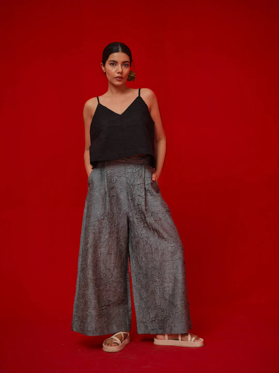root pants teal — image 1
