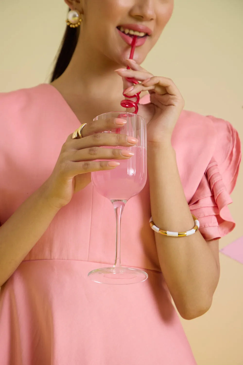 rosé petal embroidered dress, image 4
