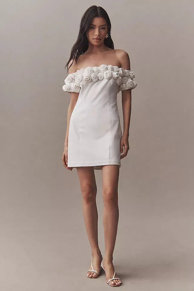 rosette mini dress, image 3