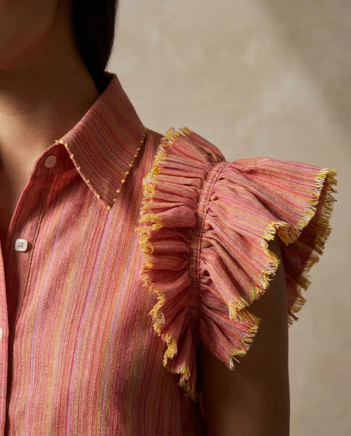 rosette ruffle shirt, image 4