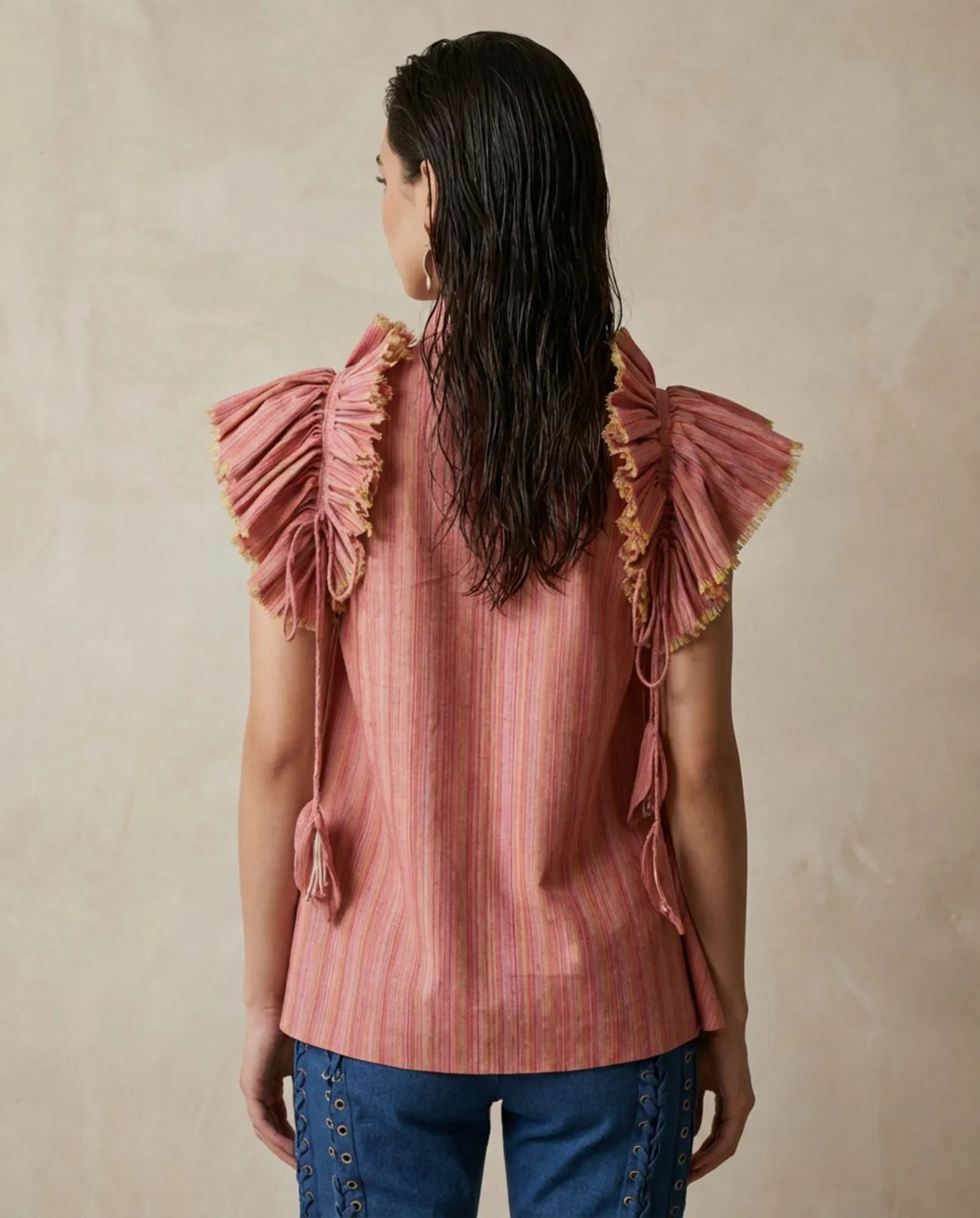 rosette ruffle shirt, image 6