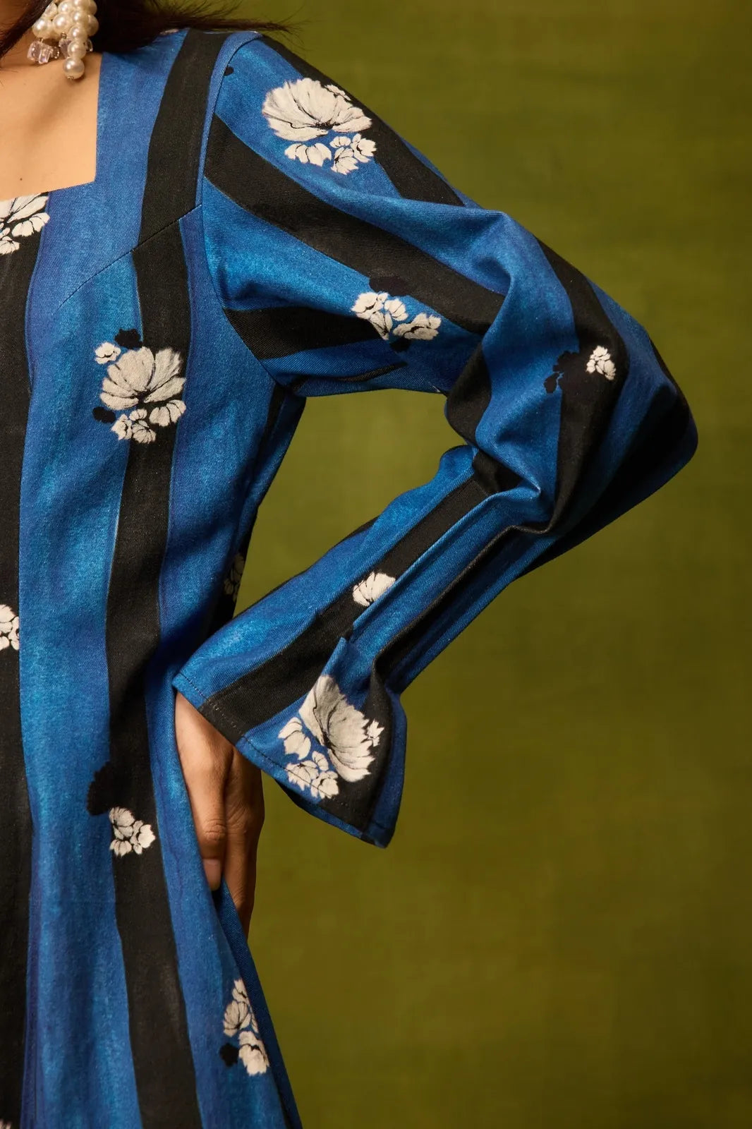 saphiré bloom flora midi dress, image 2
