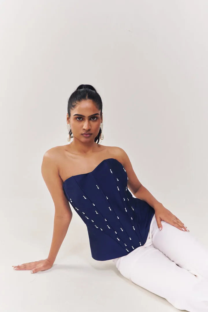 sapphire sparkle corset, image 2