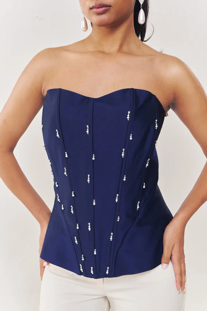sapphire sparkle corset, image 3