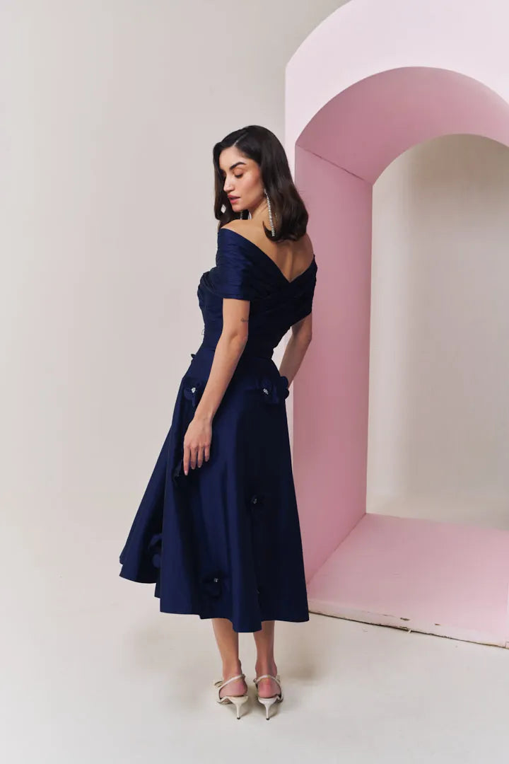 sapphire sparkle midi dress, image 4