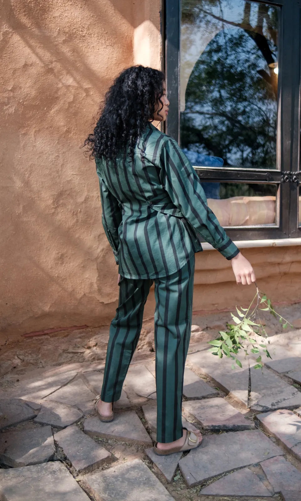 seattle wrap shirt striped-set, image 3