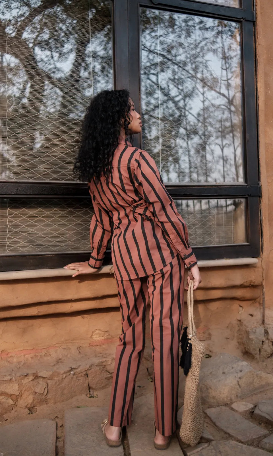 seattle wrap shirt striped-set, image 4