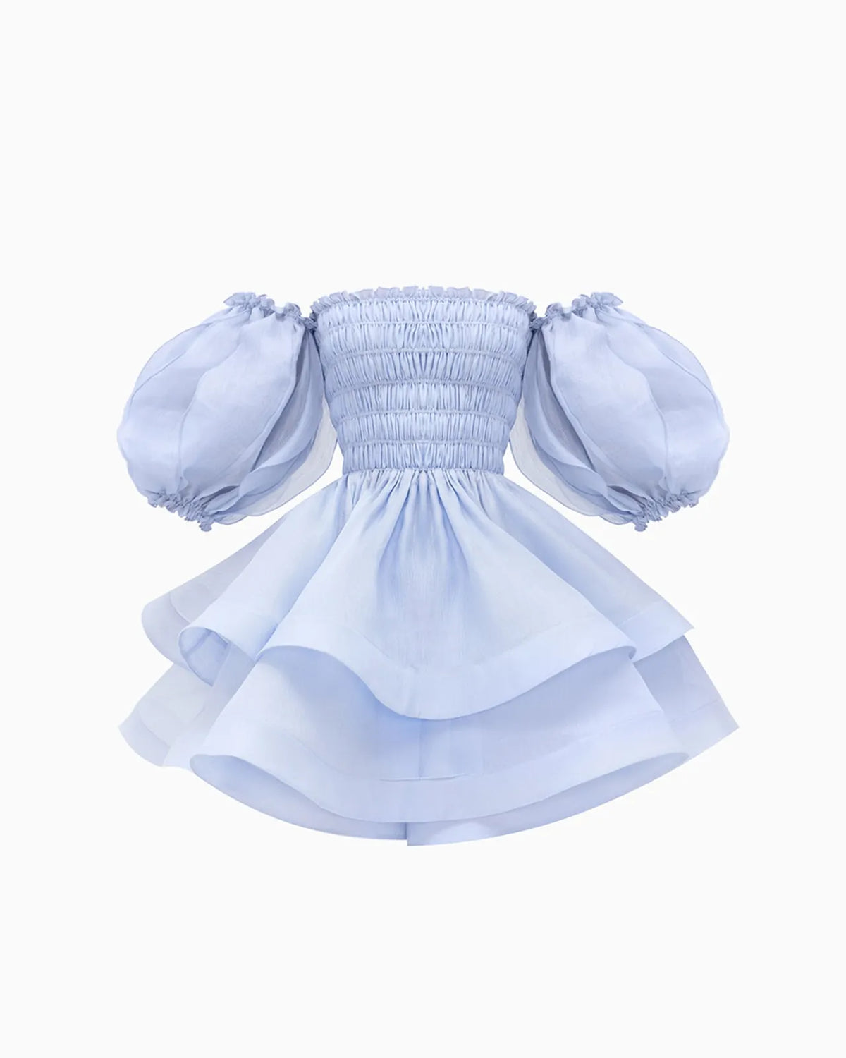 serenity blue amaryllis dress, image 2