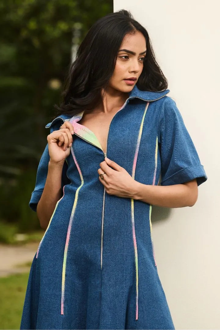 sierra denim dress, image 3