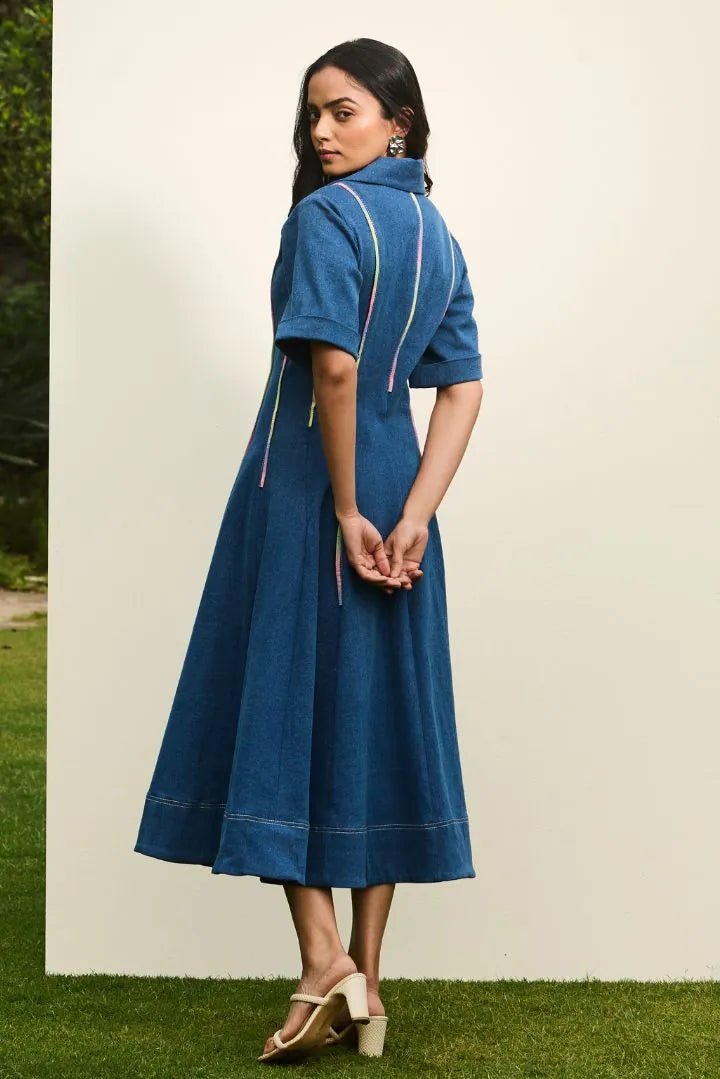 sierra denim dress, image 4
