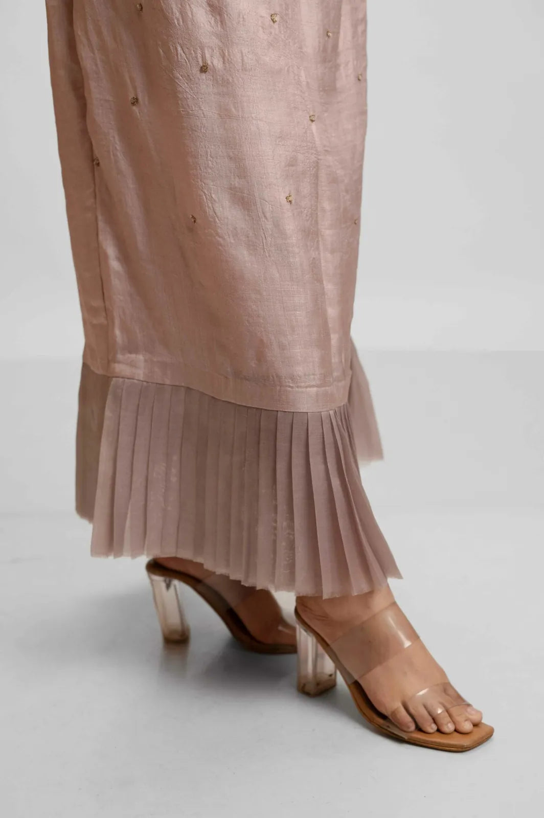 silk dress and organza jacket set — image 4
