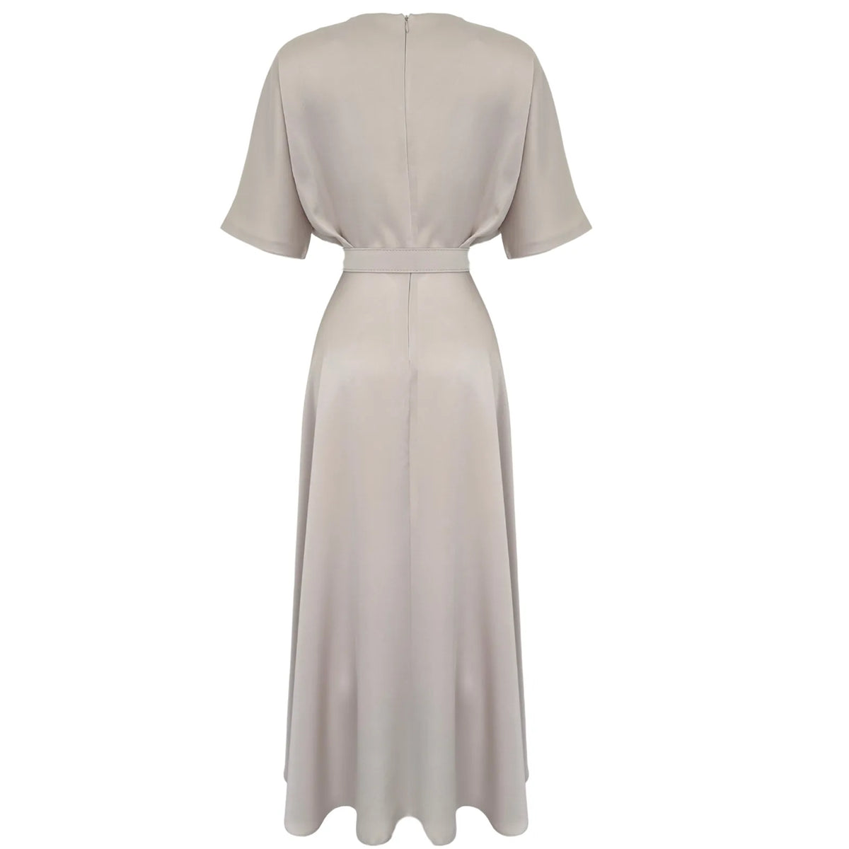 soft elegance belted dress, image 4