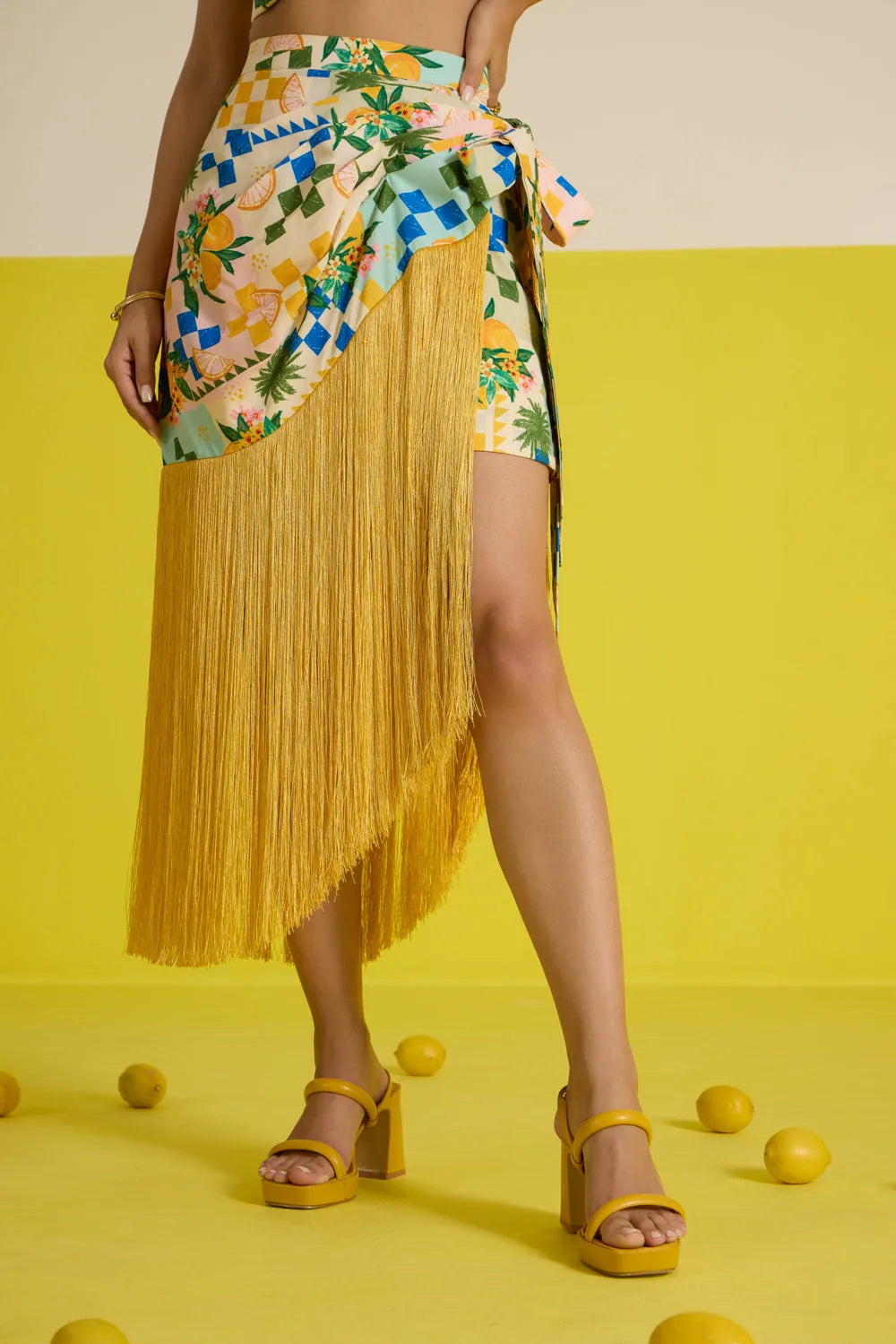 sorrento fringes skirt, image 2
