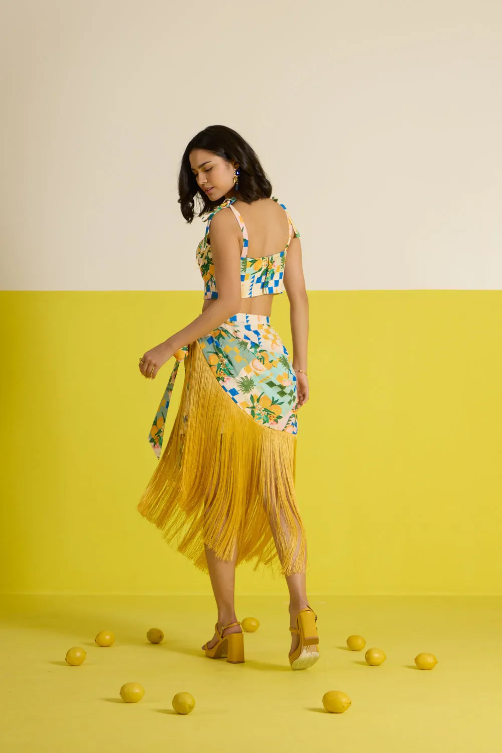 sorrento fringes skirt, image 3