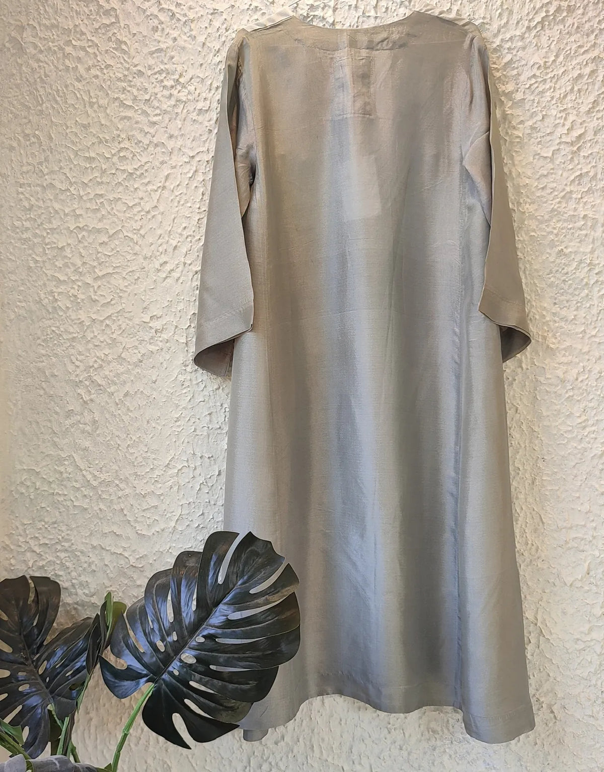 star anise tunic | steel grey + ivory, image 2