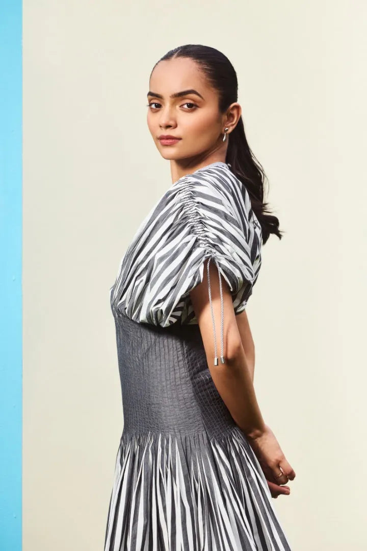 striped echo dress, image 2