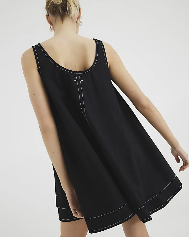 swing contrast mini dress, image 2