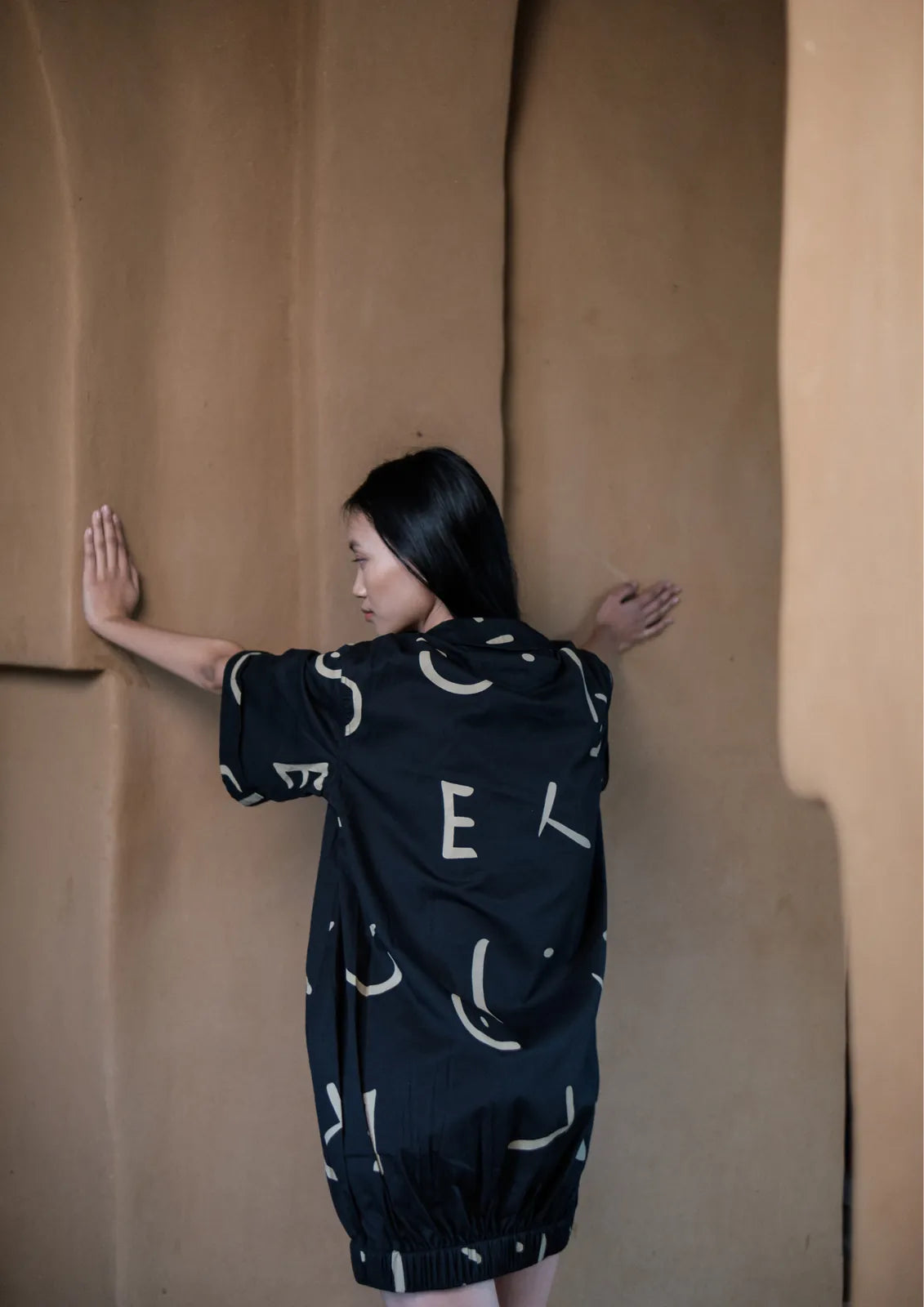 sydney shift dress - line printed, image 3