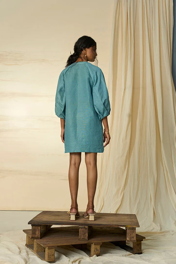 tempest hemp cotton short dress, image 6