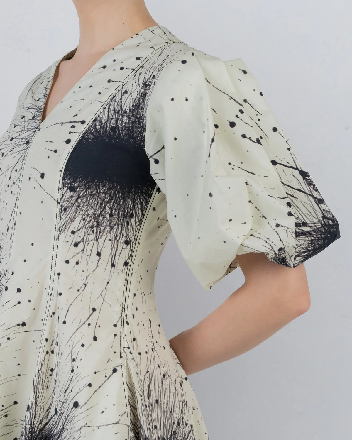 thalia dress in splatter print, image 6
