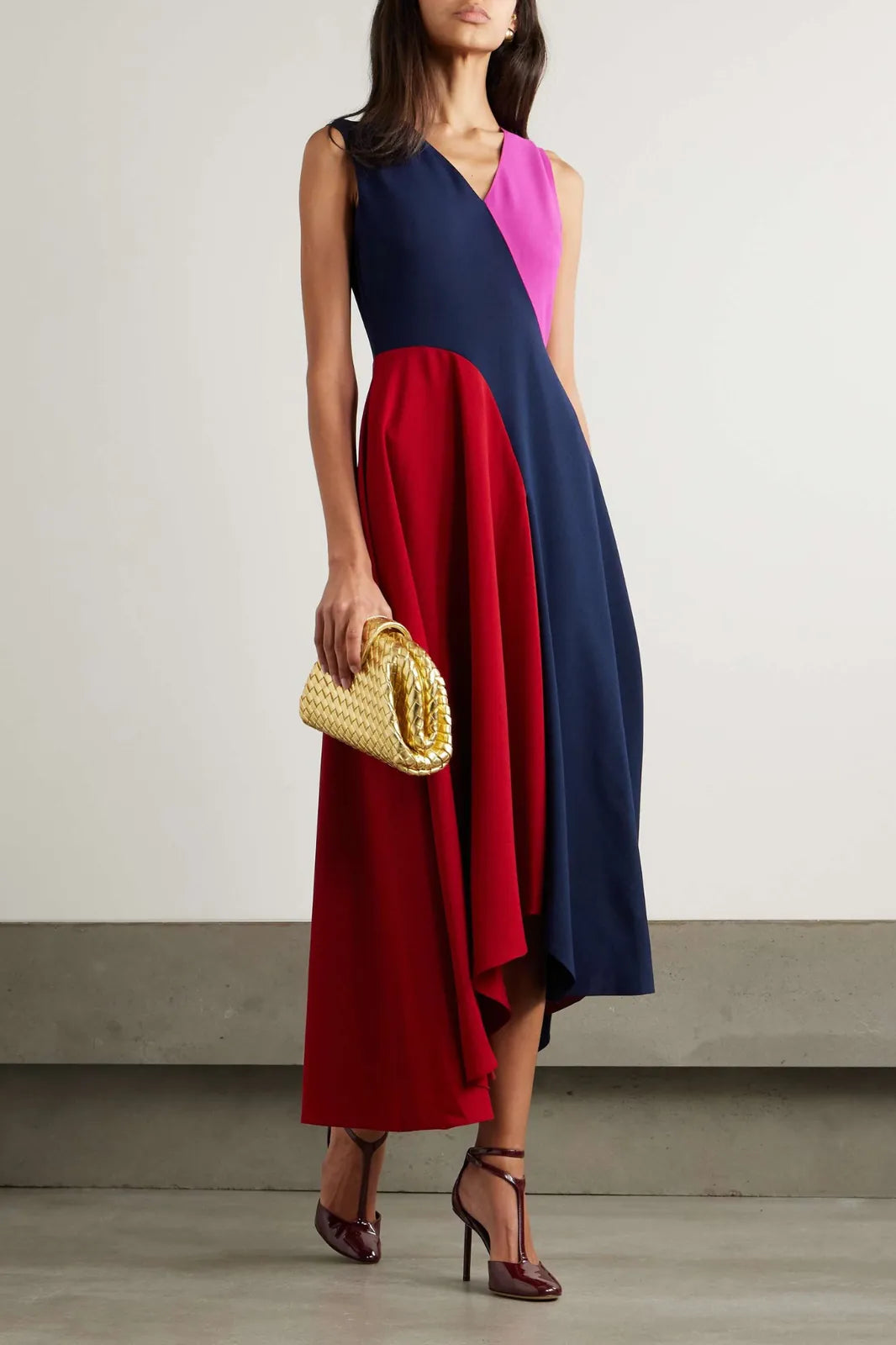 trio block dress, image 1