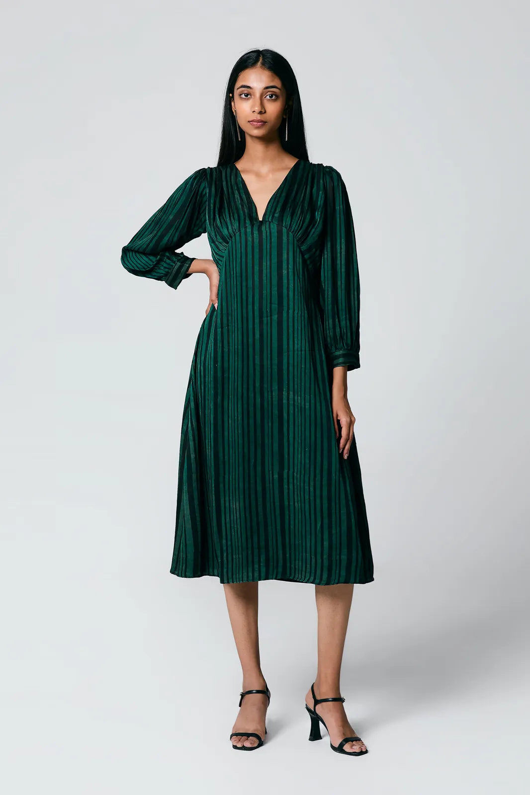 v neck dress, image 8