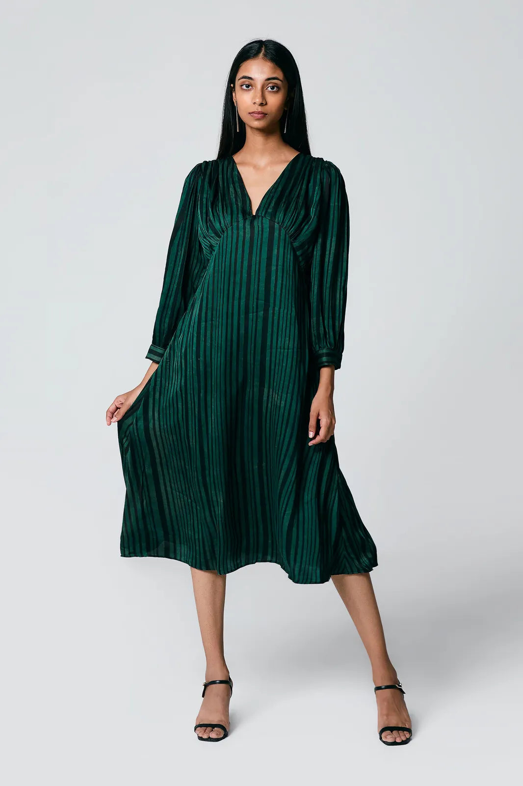 v neck dress, image 9