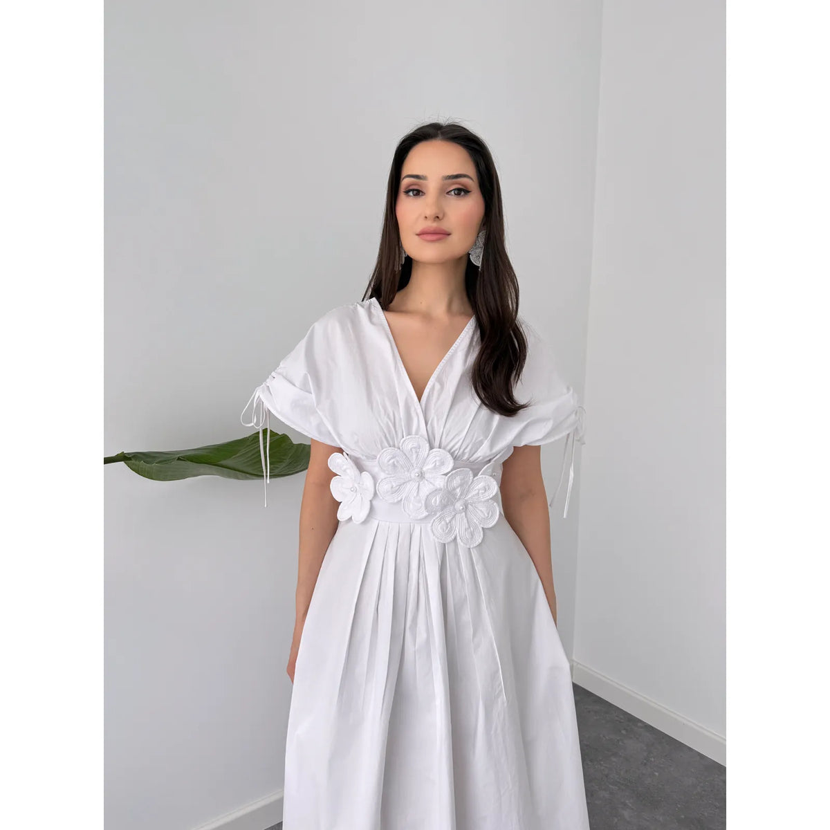 valeria floral appliqué dress, image 1