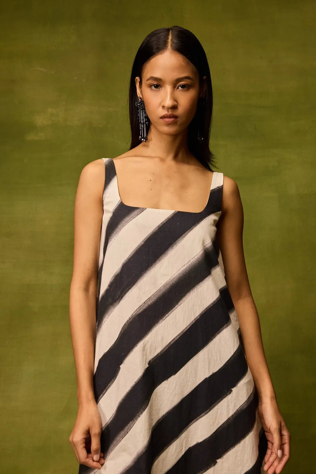 vienna stripe midi dress, image 2