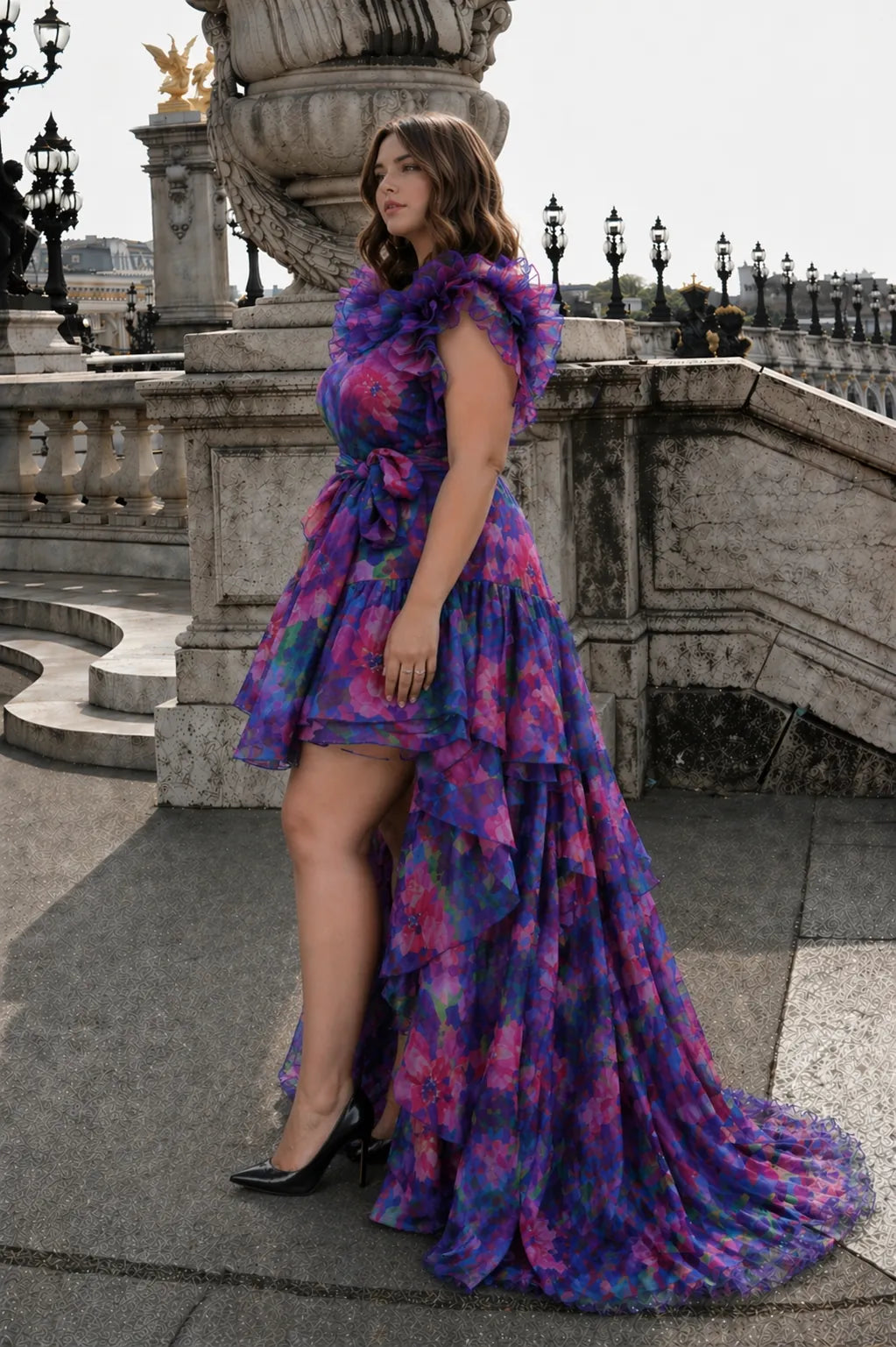 violet mirage cascade dress, image 2