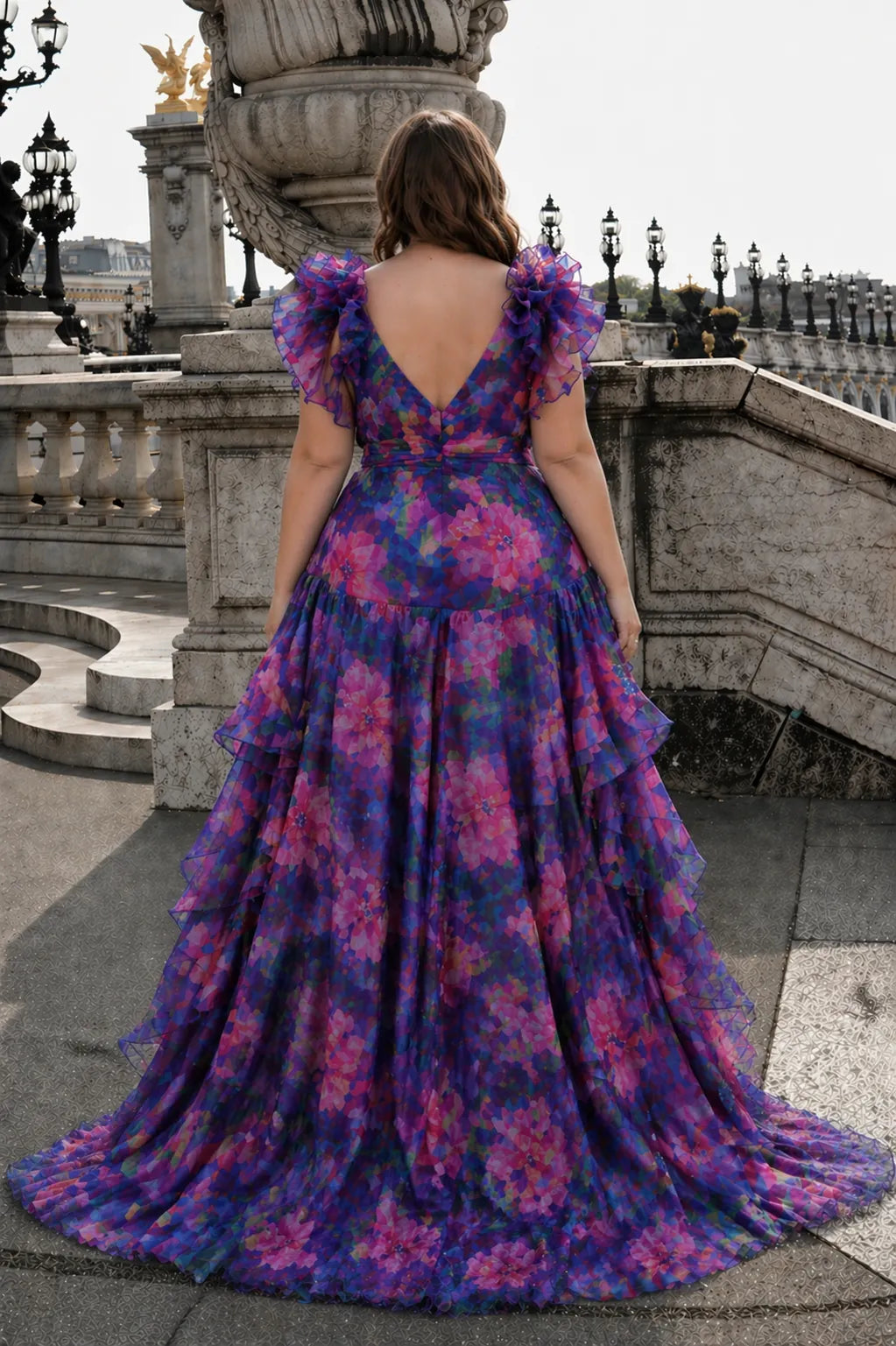 violet mirage cascade dress, image 4