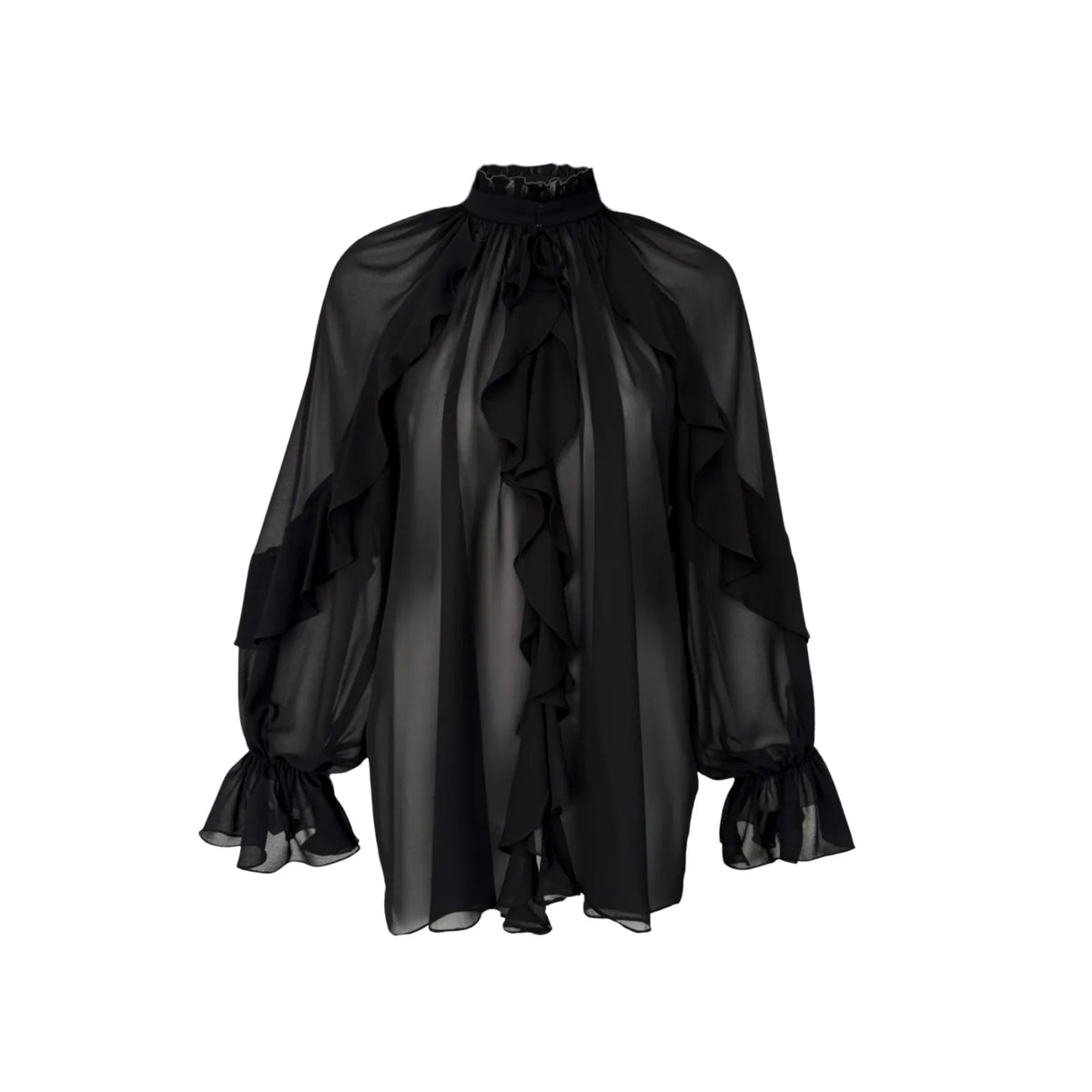 whisper ruffle blouse, image 3