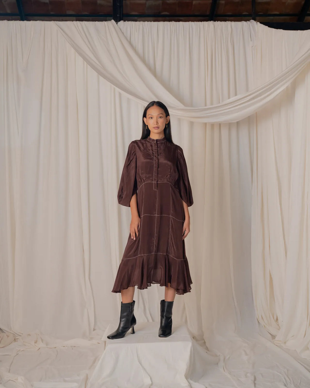 white stitch dress, image 10