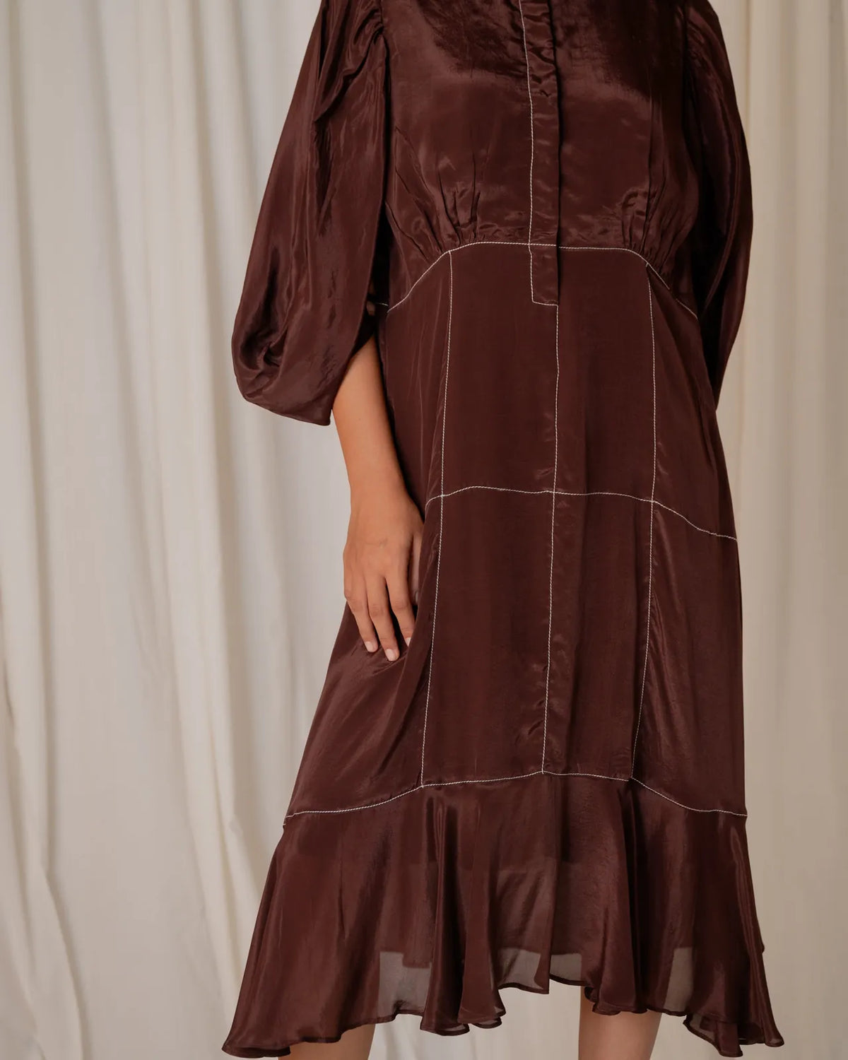 white stitch dress, image 11