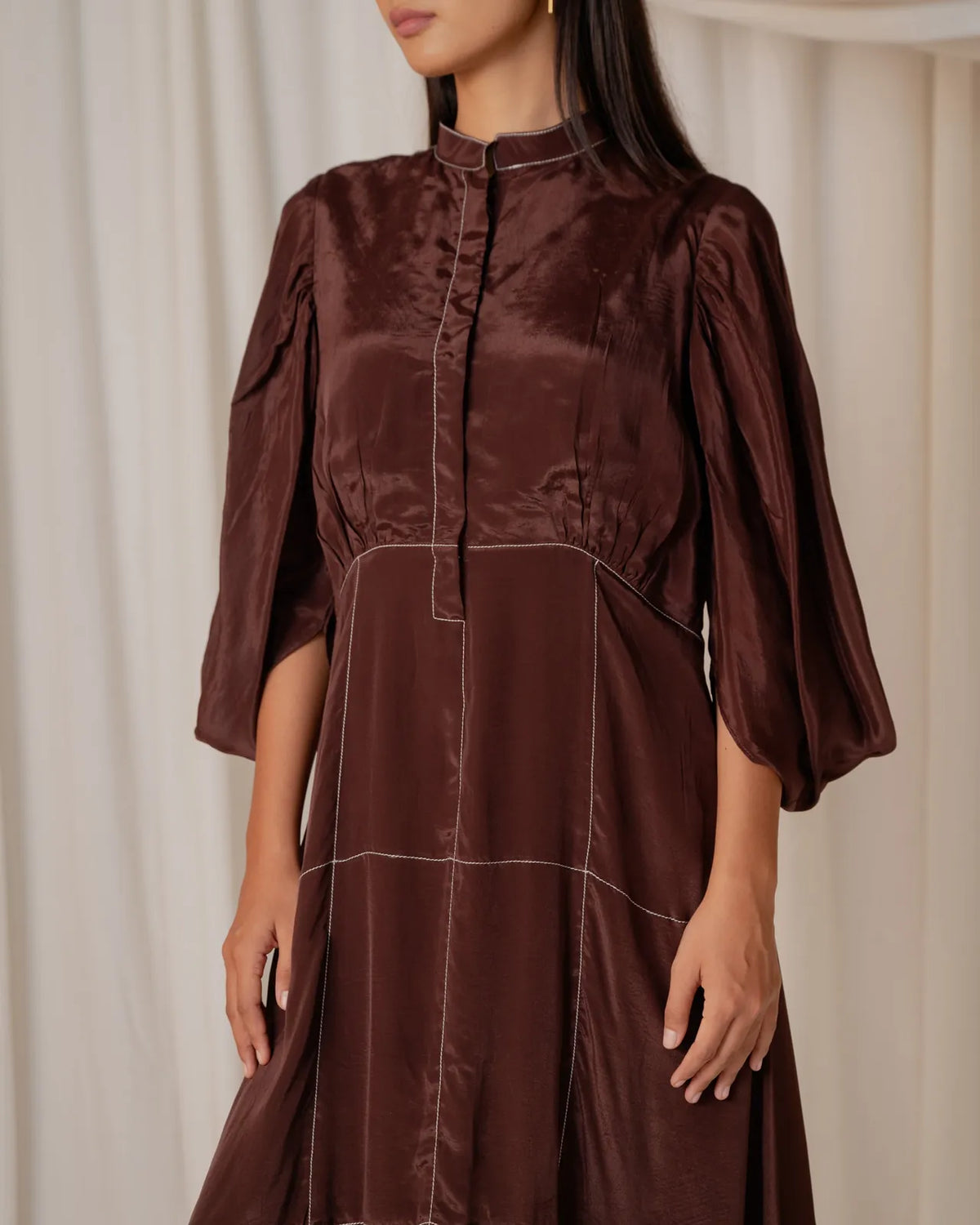 white stitch dress, image 12