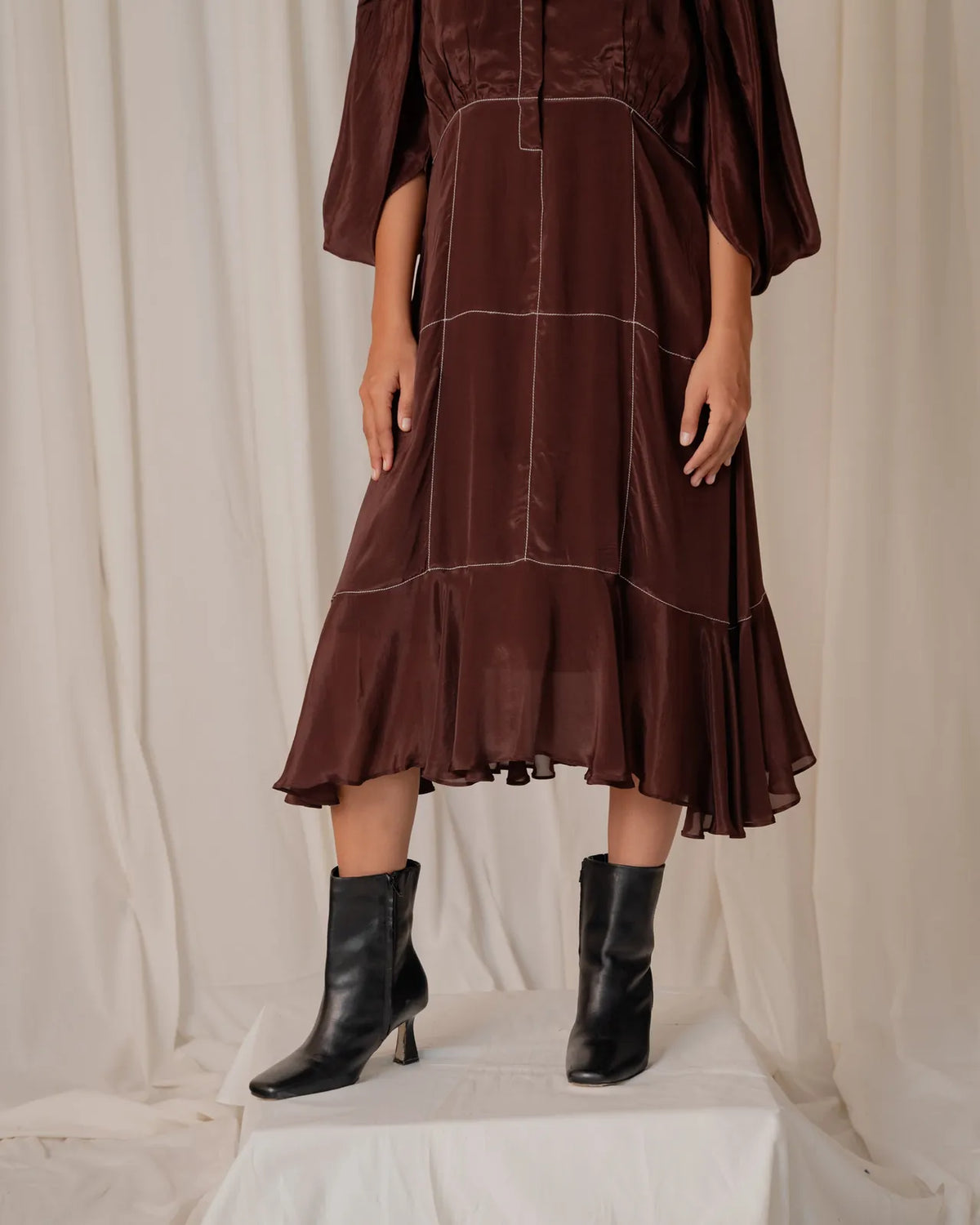 white stitch dress, image 13