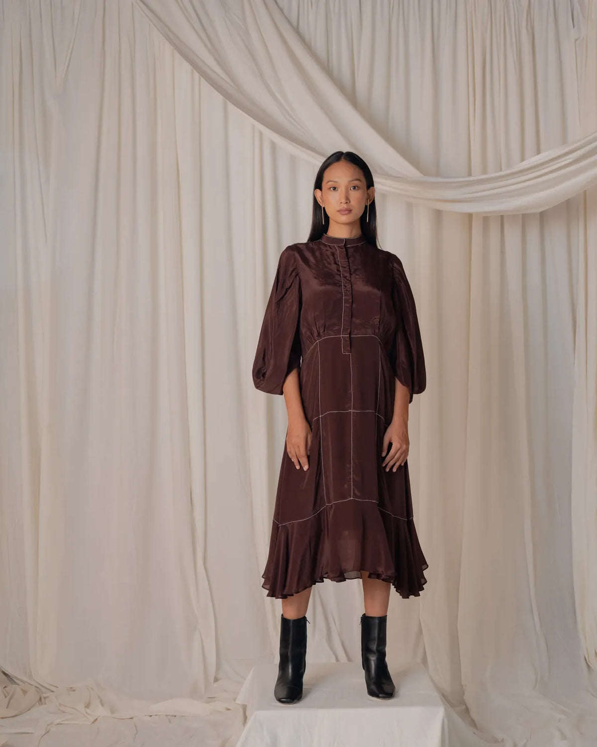 white stitch dress, image 14