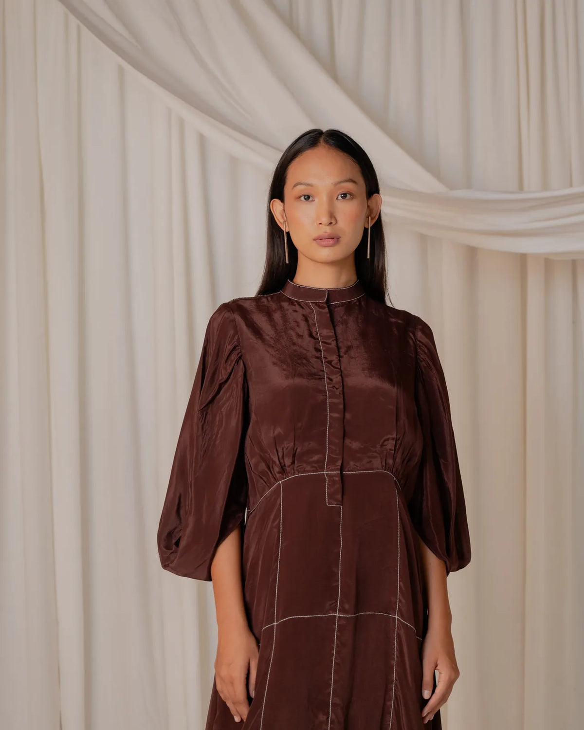 white stitch dress, image 15