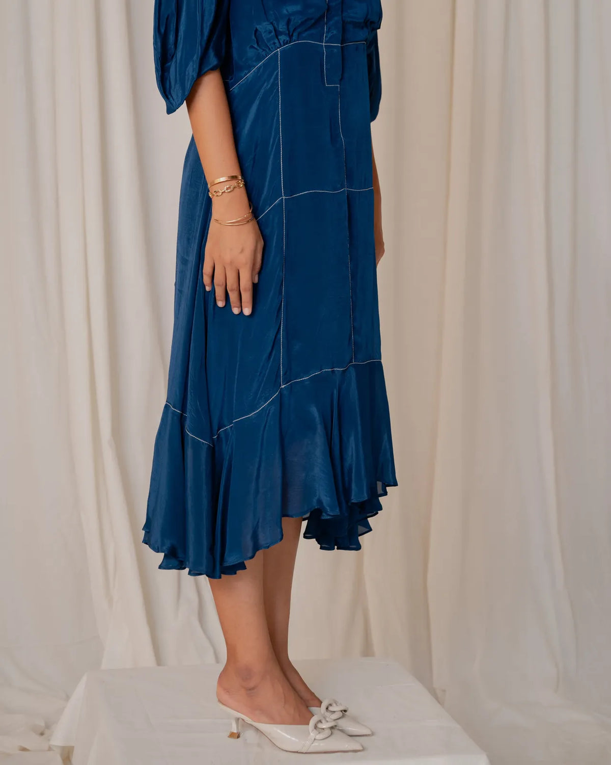 white stitch dress, image 2
