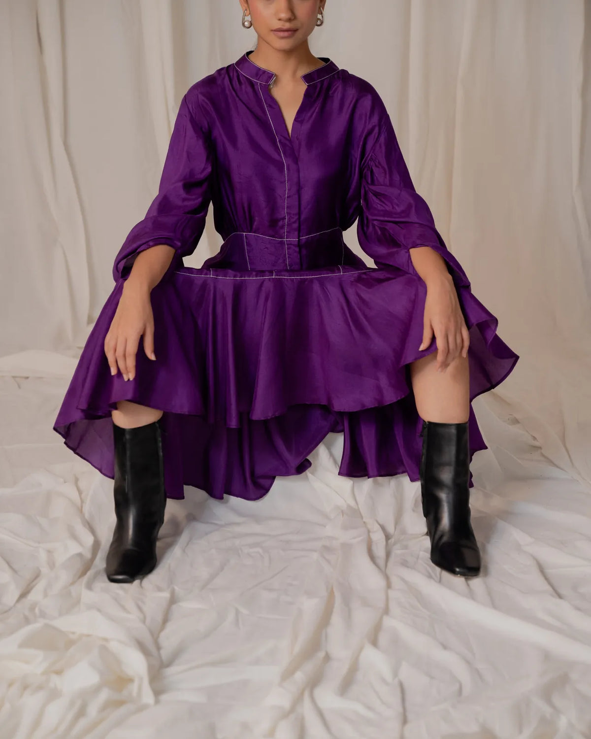 white stitch dress, image 22