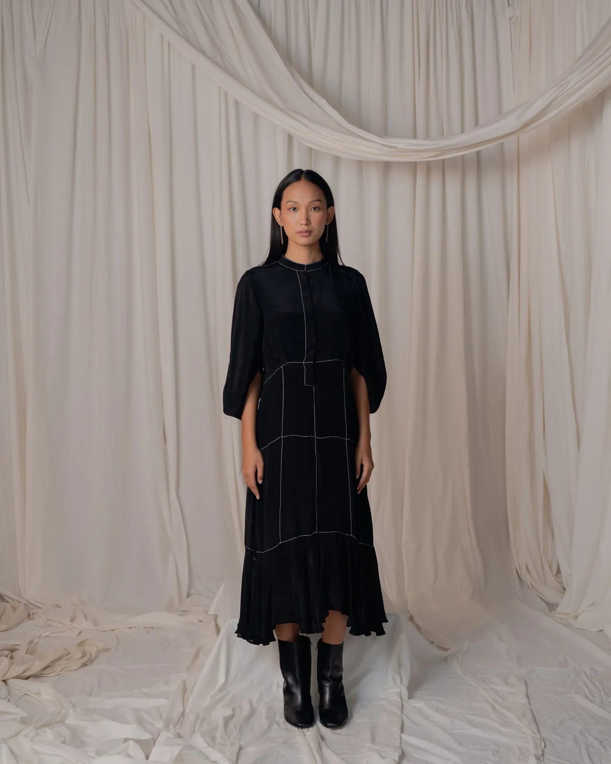 white stitch dress, image 7