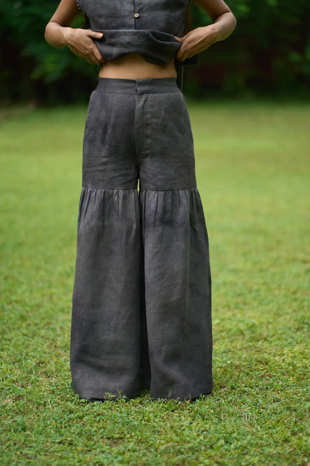 willow vest & sharara pants set, image 5