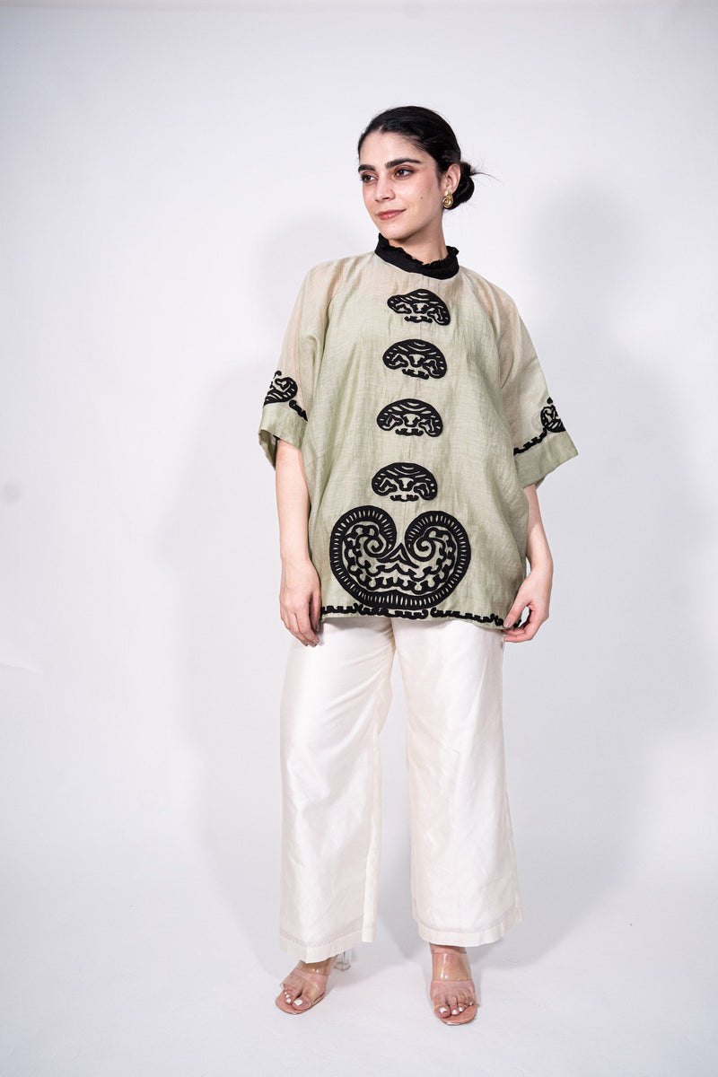 Iris Cutwork Top